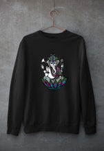 Load image into Gallery viewer, Psychedelic Ganesha Unisex Sweatshirt for Men/Women-Black-Ektarfa.online