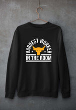 Load image into Gallery viewer, Hardest Worker In the Room Gym Unisex Sweatshirt for Men/Women-Black-Ektarfa.online