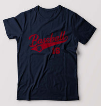 Load image into Gallery viewer, Baseball T-Shirt for Men-Navy Blue-Ektarfa.online