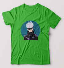 Load image into Gallery viewer, Gojo Satoru Anime T-Shirt for Men-flag green-Ektarfa.online