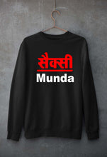 Load image into Gallery viewer, Sexy Munda Unisex Sweatshirt for Men/Women-Black-Ektarfa.online