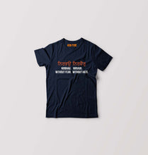 Load image into Gallery viewer, Nirbhau Nirvair Kids T-Shirt for Boy/Girl-Navy Blue-Ektarfa.online