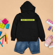 Load image into Gallery viewer, Day Trader Share Market Kids Hoodie for Boy/Girl-Black-Ektarfa.online