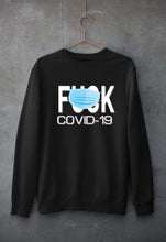 Load image into Gallery viewer, Covid 19 Unisex Sweatshirt for Men/Women-Black-Ektarfa.online