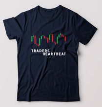 Load image into Gallery viewer, Trader Share Market T-Shirt for Men-Navy Blue-Ektarfa.online