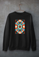 Load image into Gallery viewer, Psychedelic Peace and Love Unisex Sweatshirt for Men/Women-Black-Ektarfa.online