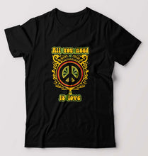 Load image into Gallery viewer, Psychedelic Love T-Shirt for Men-Black-Ektarfa.online