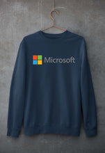 Load image into Gallery viewer, Microsooft Unisex Sweatshirt for Men/Women-Navy Blue-Ektarfa.online