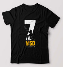 Load image into Gallery viewer, MS Dhoni (MSD) T-Shirt for Men-Black-Ektarfa.online