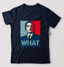 Load image into Gallery viewer, Michael Scott T-Shirt for Men-Navy Blue-Ektarfa.online