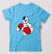 Load image into Gallery viewer, Pitbull Boxing T-Shirt for Men-Light Blue-Ektarfa.online