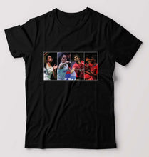 Load image into Gallery viewer, Badminton Players T-Shirt for Men-Black-Ektarfa.online