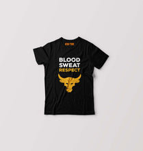 Load image into Gallery viewer, Blood Sweat Respect Gym Kids T-Shirt for Boy/Girl-Black-Ektarfa.online