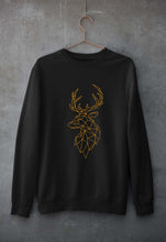 Load image into Gallery viewer, Deer Unisex Sweatshirt for Men/Women-Black-Ektarfa.online