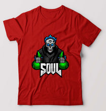 Load image into Gallery viewer, Battlegrounds Mobile India (BGMI) T-Shirt for Men-Red-Ektarfa.online