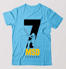 Load image into Gallery viewer, MS Dhoni (MSD) T-Shirt for Men-Light Blue-Ektarfa.online