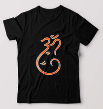 Load image into Gallery viewer, Ganpati JI(Ganesh) T-Shirt for Men-Black-Ektarfa.online