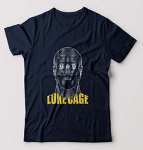 Load image into Gallery viewer, Luke Cage T-Shirt for Men-Navy Blue-Ektarfa.online