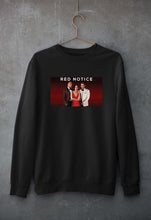 Load image into Gallery viewer, Red Notice Unisex Sweatshirt for Men/Women-Black-Ektarfa.online