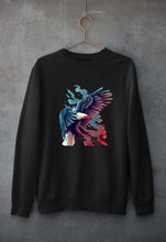 Load image into Gallery viewer, Eagle Unisex Sweatshirt for Men/Women-Black-Ektarfa.online