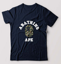 Load image into Gallery viewer, A Bathing Ape T-Shirt for Men-Navy Blue-Ektarfa.online