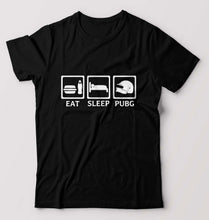 Load image into Gallery viewer, PUBG Eat Sleep Pubg T-Shirt for Men-Black-Ektarfa.online