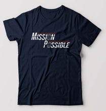 Load image into Gallery viewer, Mission Possible T-Shirt for Men-Navy Blue-Ektarfa.online