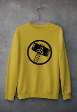 Load image into Gallery viewer, Thor Superhero Unisex Sweatshirt for Men/Women-Mustard Yellow-Ektarfa.online