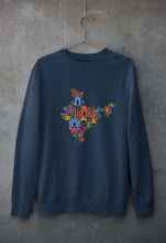 Load image into Gallery viewer, India Unisex Sweatshirt for Men/Women-Navy Blue-Ektarfa.online