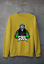 Load image into Gallery viewer, Battlegrounds Mobile India (BGMI) Soul Esport Unisex Sweatshirt for Men/Women-Mustard yellow-Ektarfa.online
