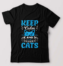 Load image into Gallery viewer, Cat T-Shirt for Men-Black-Ektarfa.online