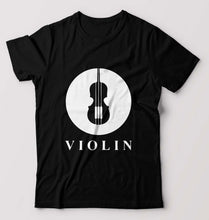 Load image into Gallery viewer, Violin T-Shirt for Men-Black-Ektarfa.online