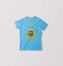 Load image into Gallery viewer, Argentina Football Kids T-Shirt for Boy/Girl-Light Blue-Ektarfa.online