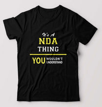 Load image into Gallery viewer, NDA Army T-Shirt for Men-Black-Ektarfa.online