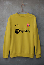 Load image into Gallery viewer, Barcelona 2022-23 Unisex Sweatshirt for Men/Women-Mustard yellow-Ektarfa.online