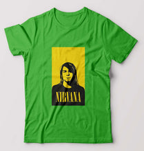 Load image into Gallery viewer, Nirvana T-Shirt for Men-flag green-Ektarfa.online