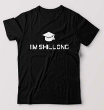 Load image into Gallery viewer, IIM Shillong T-Shirt for Men-Black-Ektarfa.online