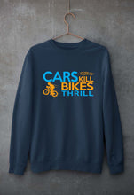 Load image into Gallery viewer, Cycling Unisex Sweatshirt for Men/Women-Navy Blue-Ektarfa.online