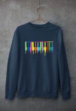 Load image into Gallery viewer, Piano Unisex Sweatshirt for Men/Women-Navy blue-Ektarfa.online