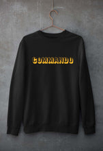 Load image into Gallery viewer, Commando Unisex Sweatshirt for Men/Women-Black-Ektarfa.online