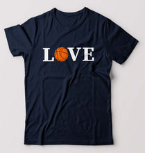 Load image into Gallery viewer, NBA Basketball Love T-Shirt for Men-Navy Blue-Ektarfa.online