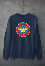 Load image into Gallery viewer, Wonder Woman Superhero Unisex Sweatshirt for Men/Women-Navy Blue-Ektarfa.online