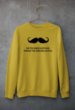 Load image into Gallery viewer, Mustache Unisex Sweatshirt for Men/Women-Mustard Yellow-Ektarfa.online