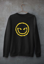 Load image into Gallery viewer, Evil Smile Emoji Unisex Sweatshirt for Men/Women-Black-Ektarfa.online