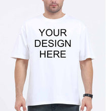 Load image into Gallery viewer, Customized-Custom-Personalized Oversized T-Shirt for Men-White-Ektarfa.online
