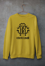 Load image into Gallery viewer, Roberto Cavalli Unisex Sweatshirt for Men/Women-Mustard Yellow-Ektarfa.online