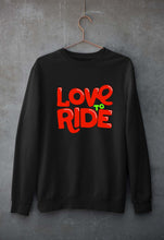 Load image into Gallery viewer, Love to Ride Unisex Sweatshirt for Men/Women-Black-Ektarfa.online