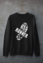 Load image into Gallery viewer, Runner Running Unisex Sweatshirt for Men/Women-Black-Ektarfa.online