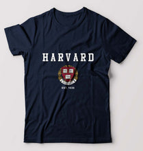 Load image into Gallery viewer, Harvard T-Shirt for Men-Navy Blue-Ektarfa.online