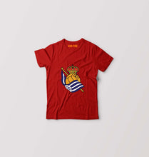 Load image into Gallery viewer, Real-Sociedad Kids T-Shirt for Boy/Girl-Red-Ektarfa.online